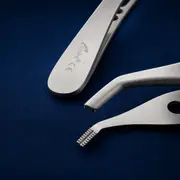 Forceps — Curved — tip macro.Bl vBrmy